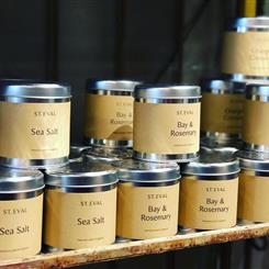 St Eval Tin Candles